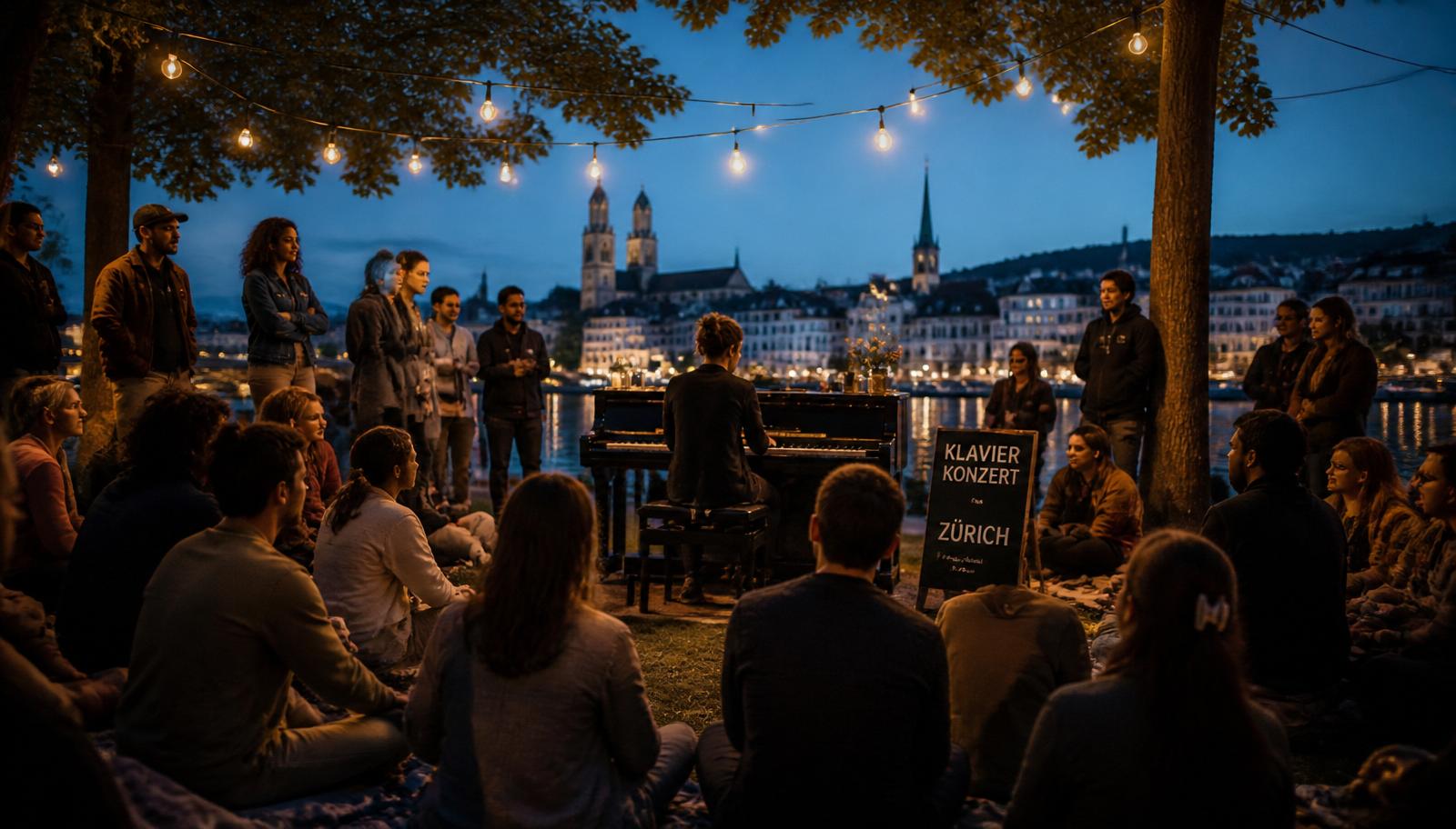 Sonnenuntergangskonzert am Limmatquai